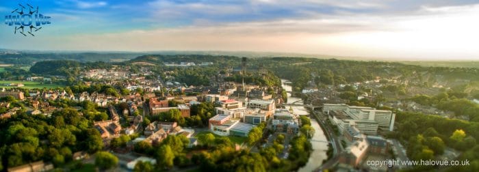 Drone filming of Durham