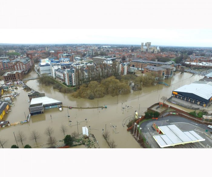 The York Floods of 2015 by drone