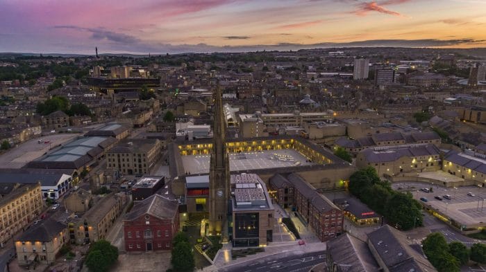 Sunset Over the Piece Hall