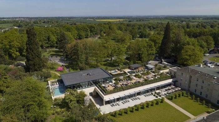 Drone filming and Photography a luxury health spa