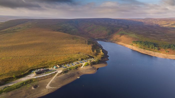 Head of the River Don featuring a large reservoir owned and managed by Yorkshire Water