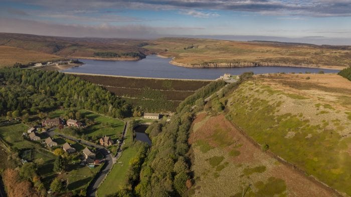 Head of the River Don featuring a large reservoir owned and managed by Yorkshire Water