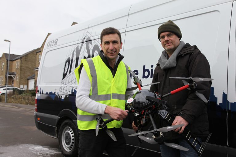 Halo Vue drone filming for BBC One DIY SOS The Big Build