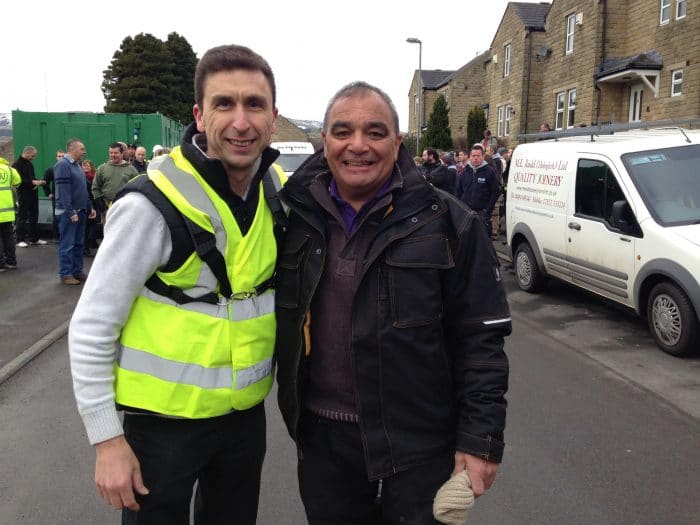 Drone filming for DIY SOS on BBC One.