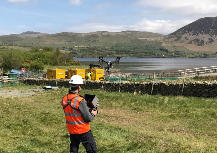 Drone survey in the Lake District