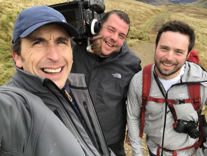 Camera team Photo on helvellyn