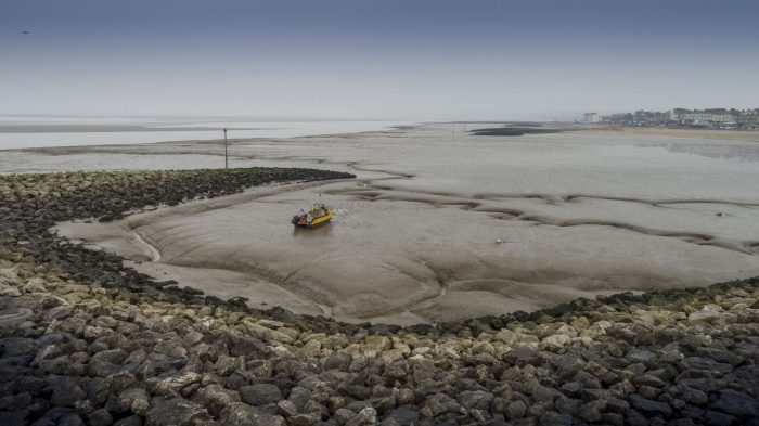 Morecombe Bay filmed by drone for TV