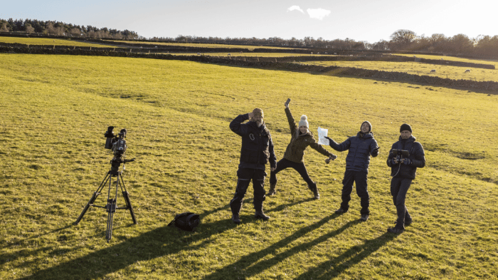 BBC Countryfile, Helen Skelton, John Craven, drone filming , drone pilot
