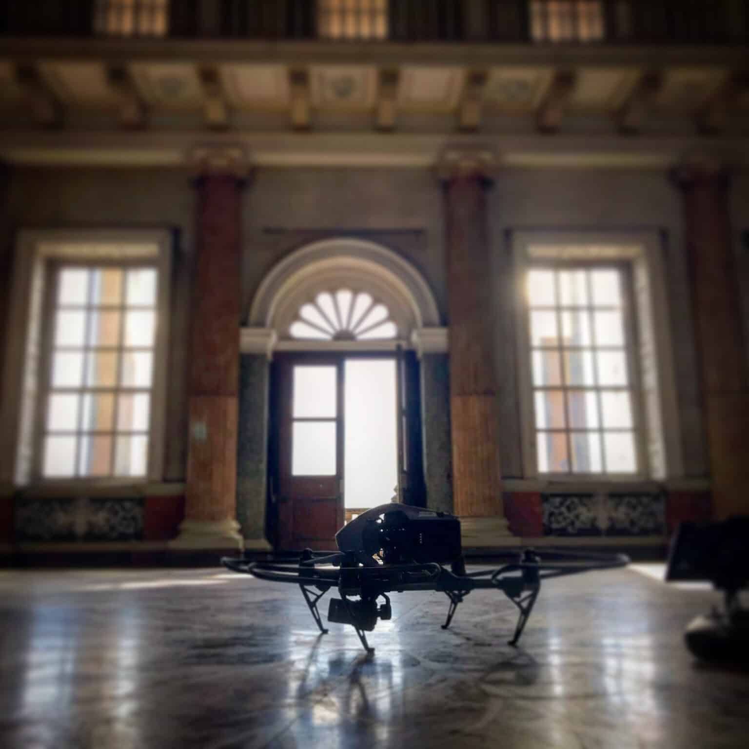 Halo Vue drone crew behind the scenes on BBC and HBO Gentleman Jack