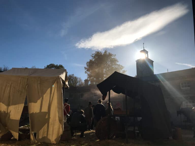 Gentleman Jack period drama filming on location in Yorkshire