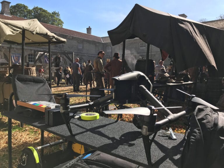 Gentleman Jack period drama filming on location in Yorkshire