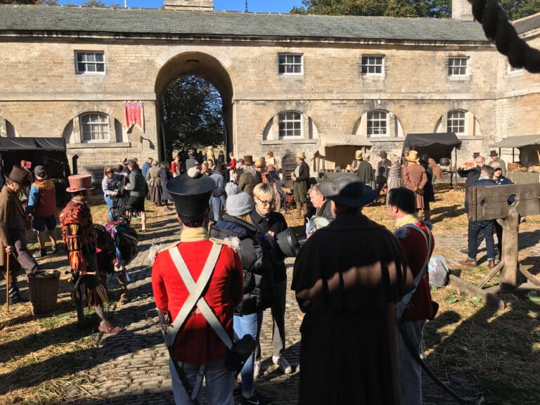 Gentleman Jack period drama filming on location in Yorkshire