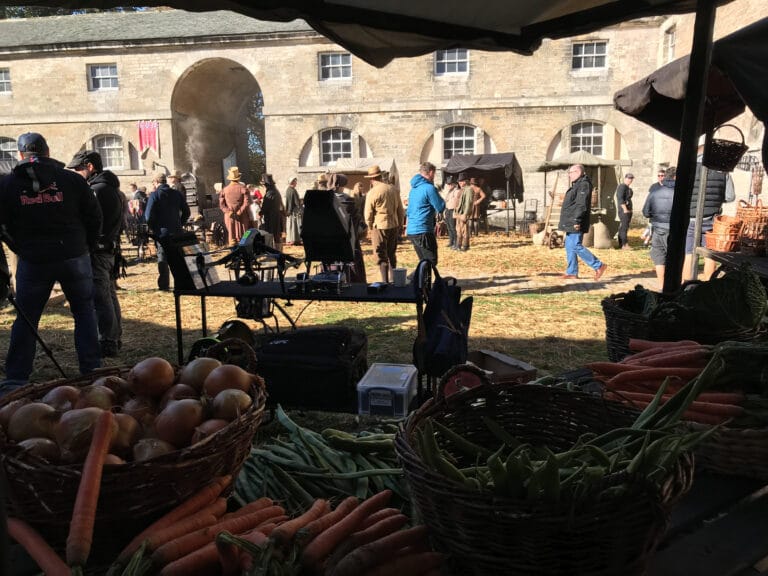Gentleman Jack period drama filming on location in Yorkshire