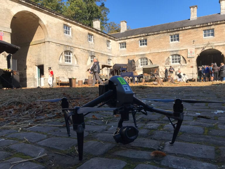 Gentleman Jack period drama filming on location in Yorkshire