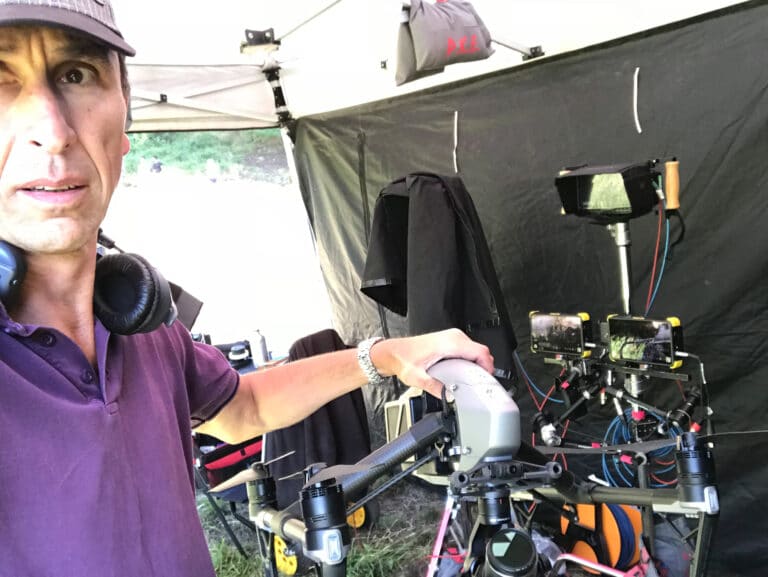 Halo Vue drone crew behind the scenes on BBC and HBO Gentleman Jack