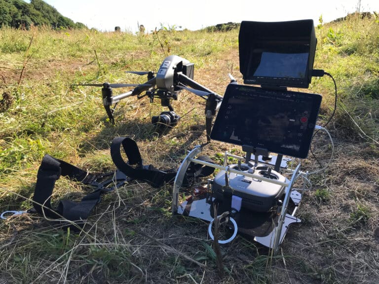 Drone filming on Yorkshire moorland for Gentleman Jack