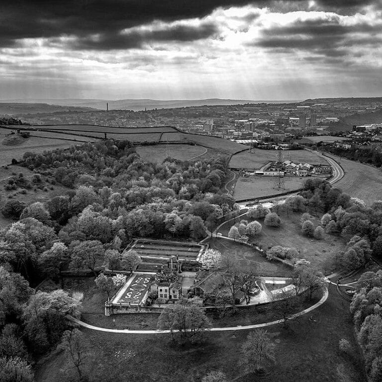 Gentleman Jack period drama filming on location in Yorkshire