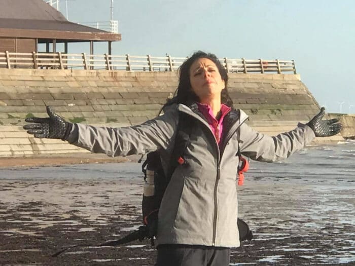 Julia Bradbury, Britains favourite 100 walks, drone filming, drone pilot