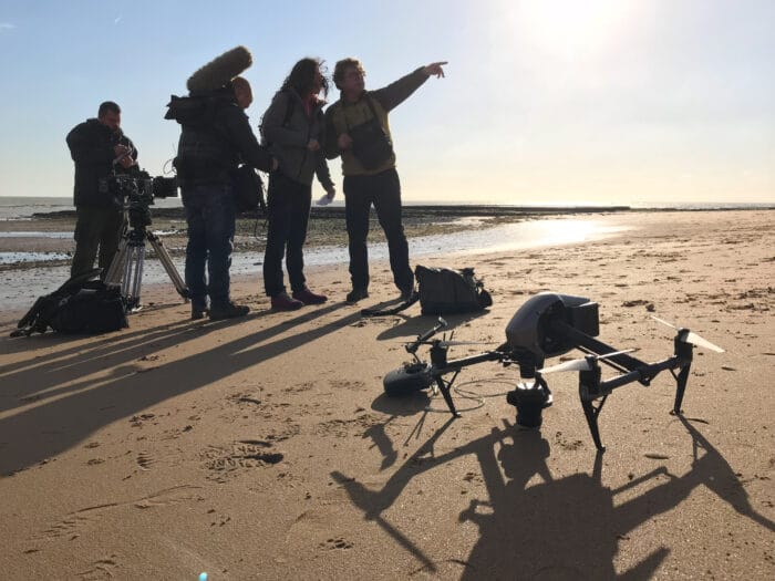 Julia Bradbury, Britains favourite 100 walks, drone filming, drone pilot