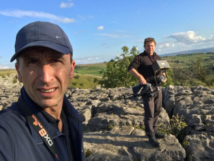 Julia Bradbury, Britains favourite 100 walks, drone filming, drone pilot