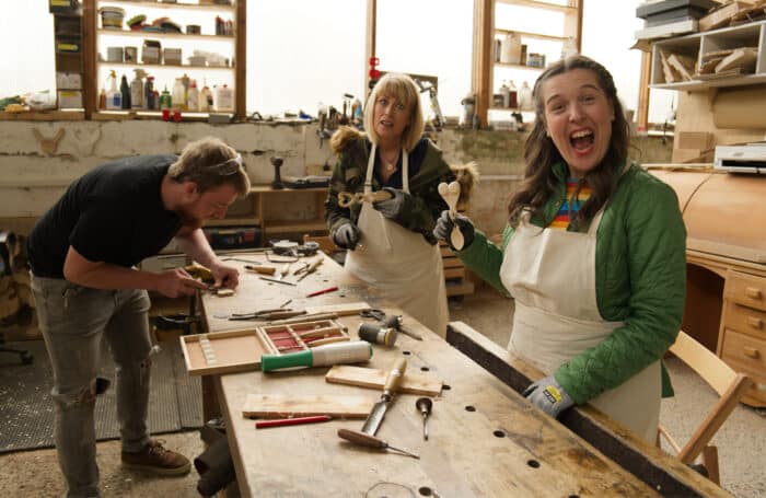 Rosie spoon carving spoons with Fay Ripley