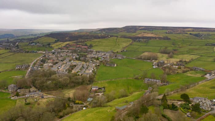 Old Town is a small village surrounded by hills, fields and houses. Its set high in the hills above Hebden Bridge in Calderdale, West Yorkshire.