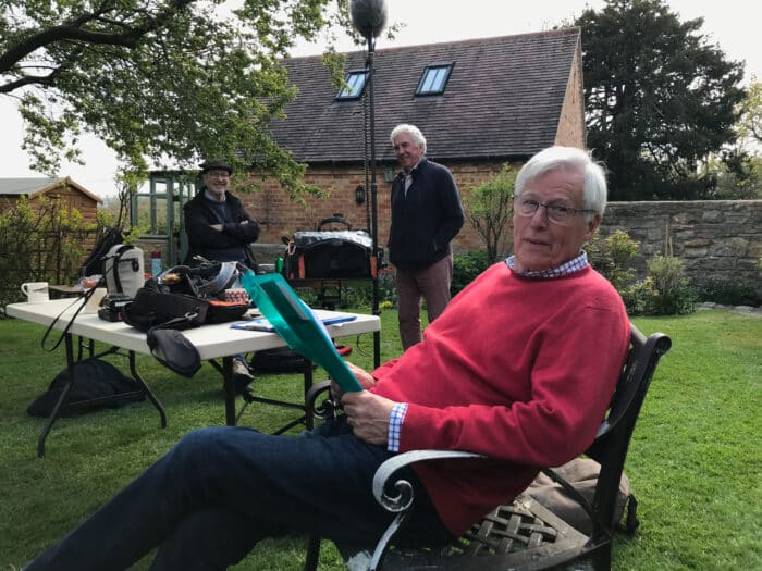 John Craven filming BBC Countryfile