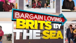 Caption card for the TV program on Ch4, Bargin Loving Brits by the sea