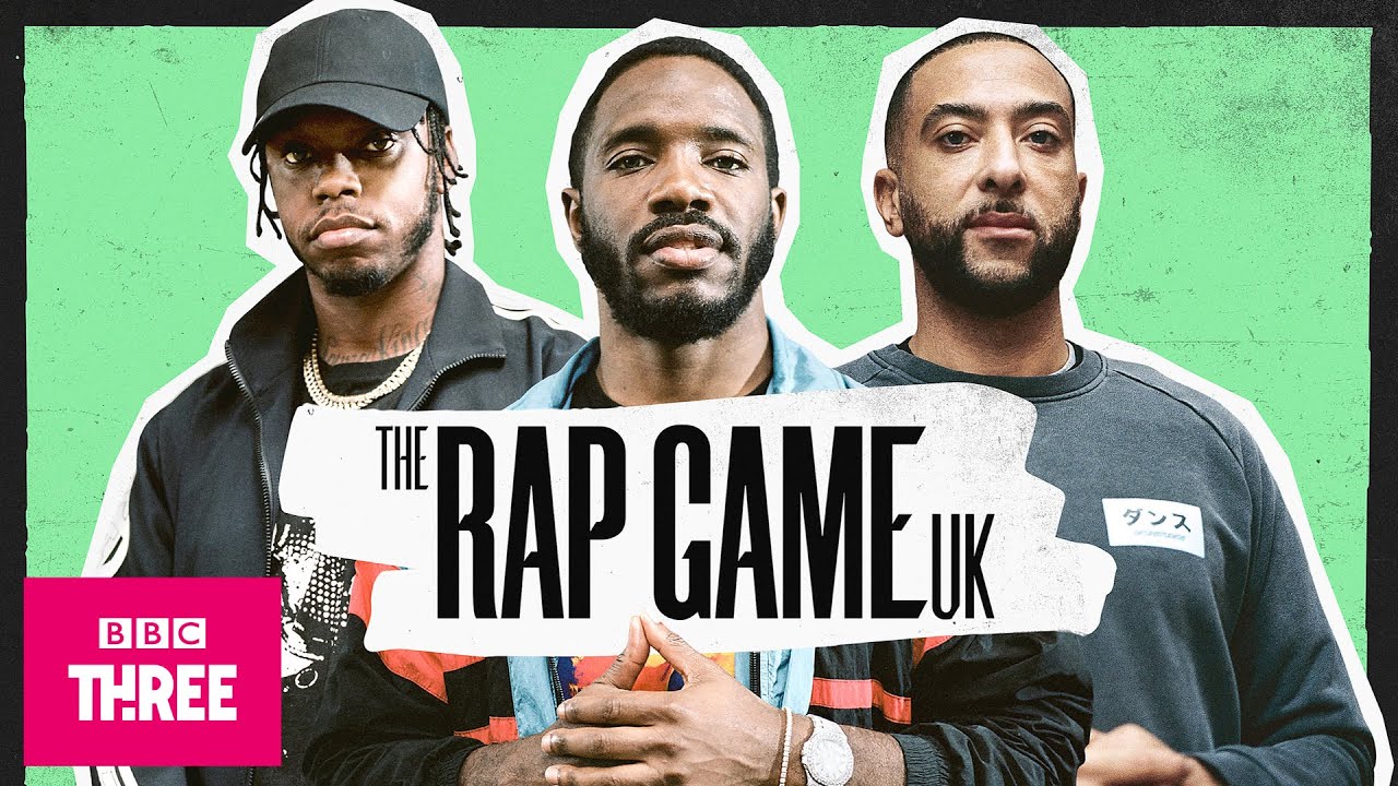 Caption card for the TV program on BBC Three, The Rap Game