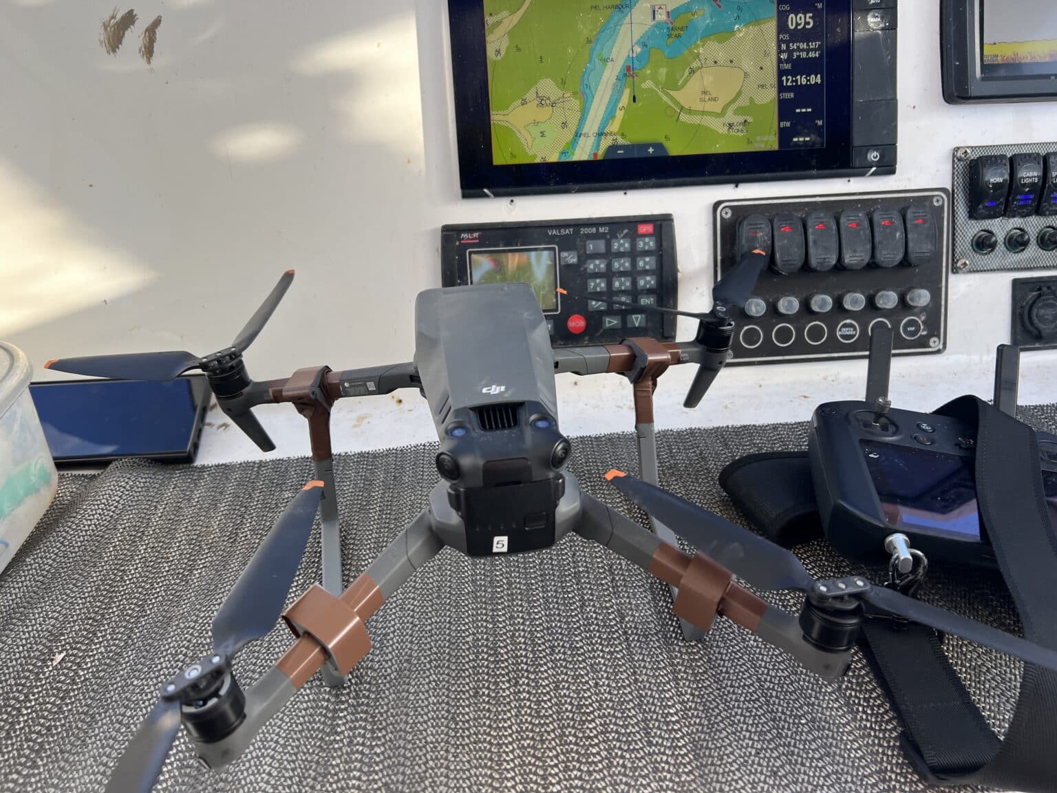 DJI Mavic 3 Pro with extended landing legs