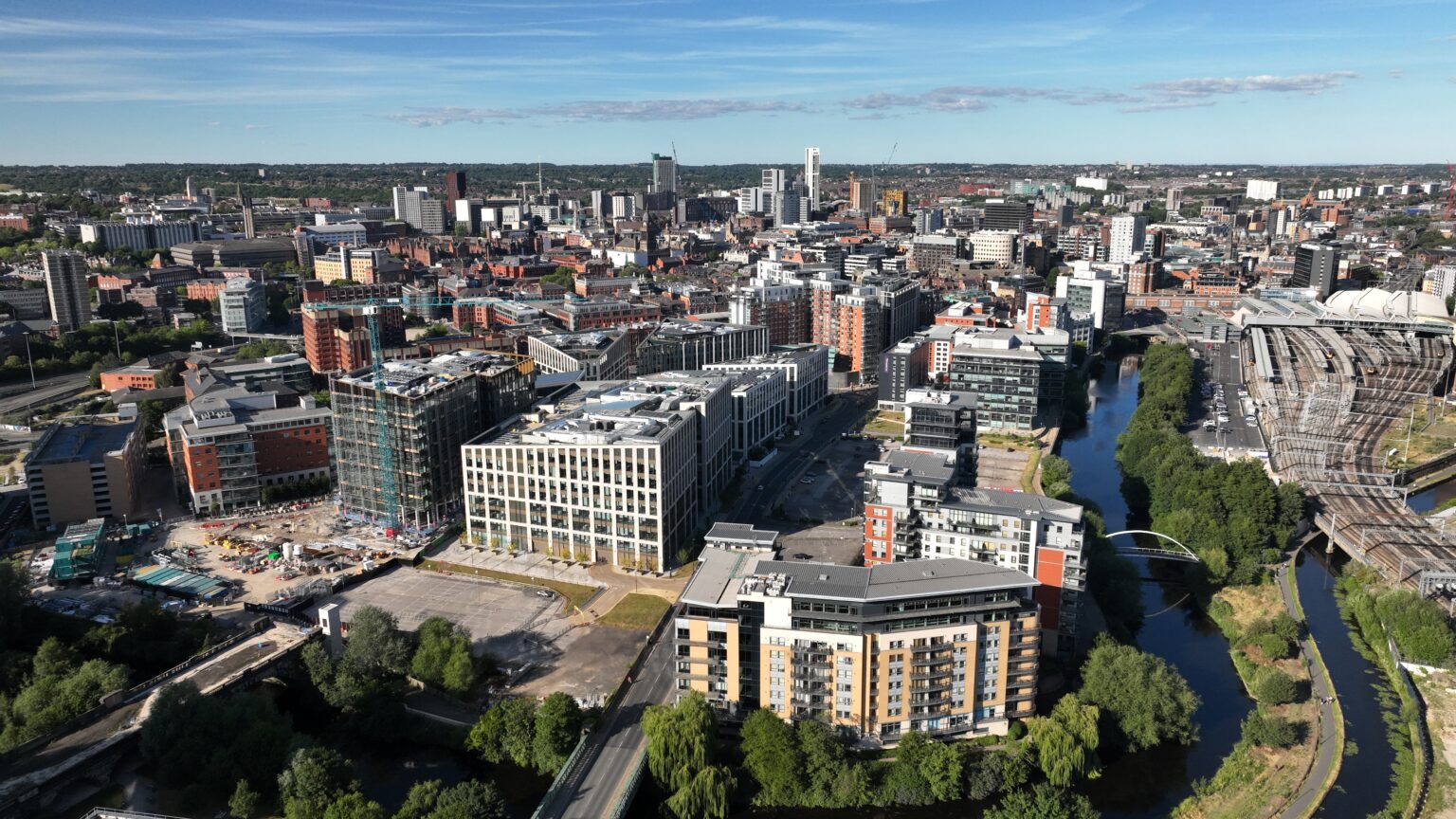 Leeds, aerial photograph by Phil Fearnley for Hold The Front Page