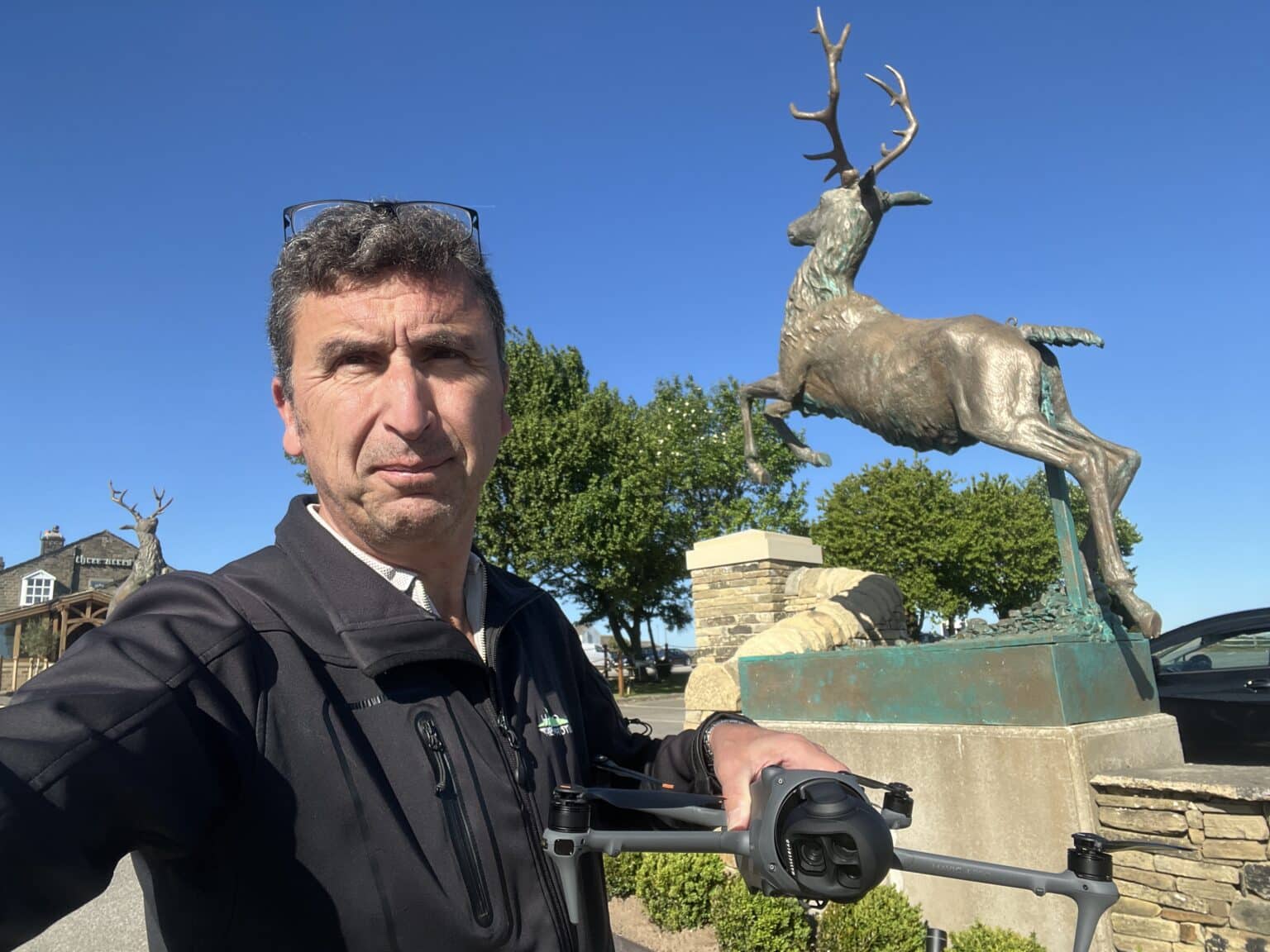 Phil Fearnley with the new DJI Mavic 4 Pro