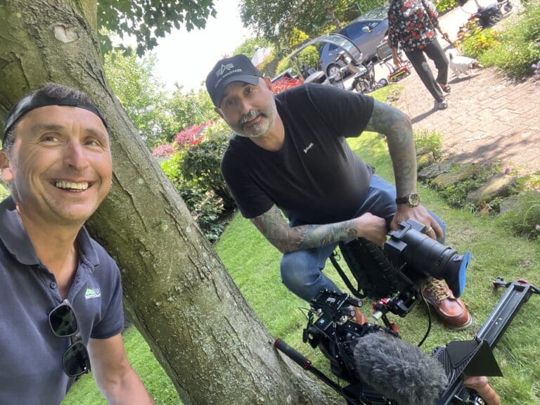 Behind the scenes on a Halo Vue TV advert shoot