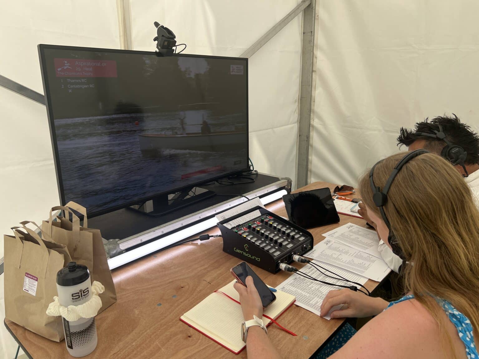 Monitoring the feeds on site