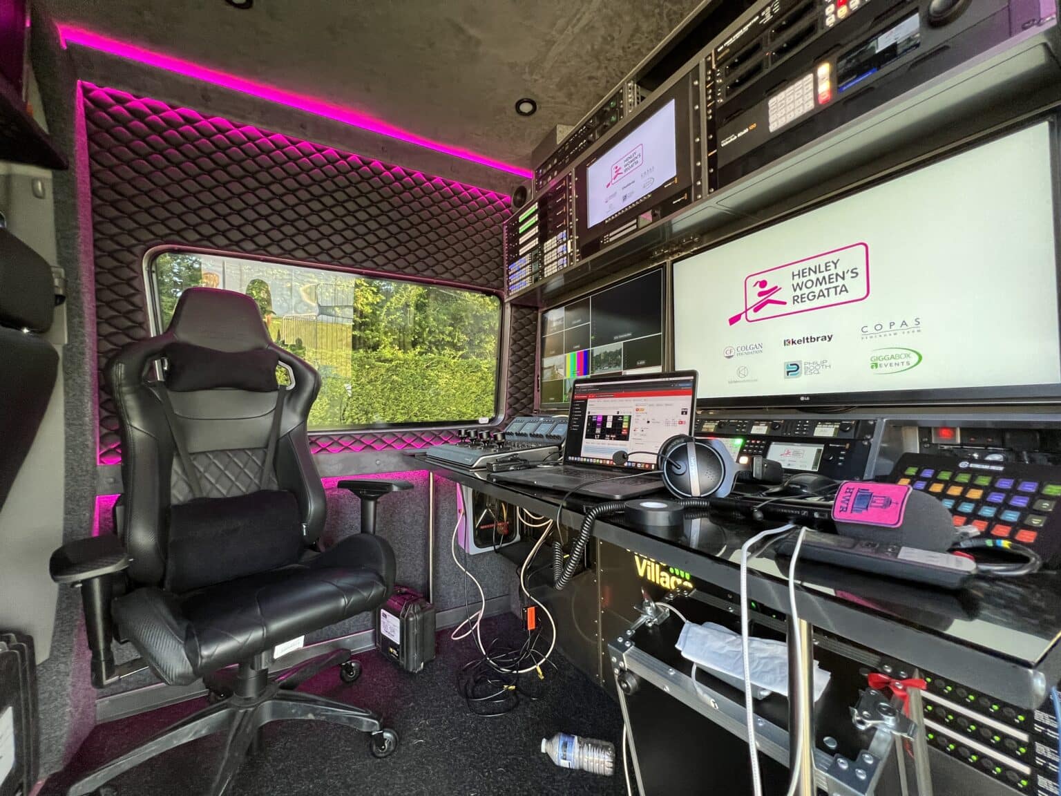 The outside broadcast gallery