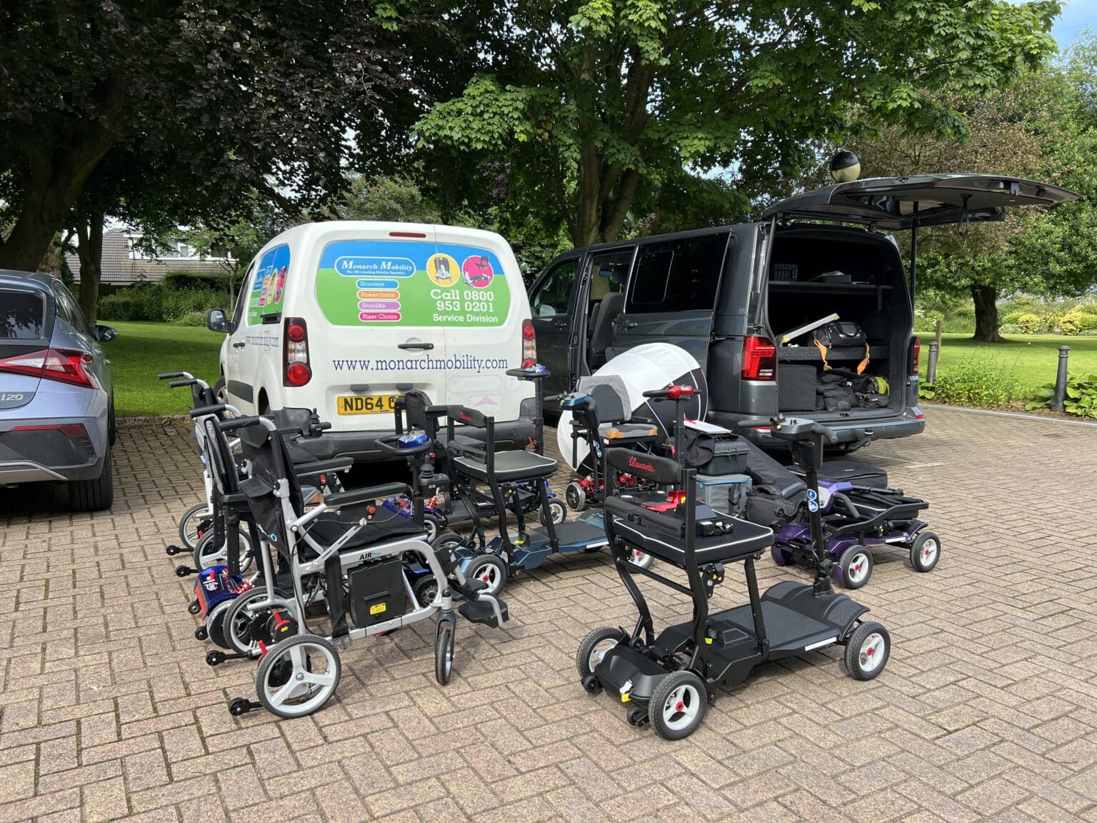 Behind the scenes filming for Monarch Mobility