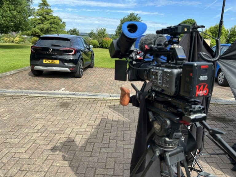 Behind the scenes filming for Monarch Mobility