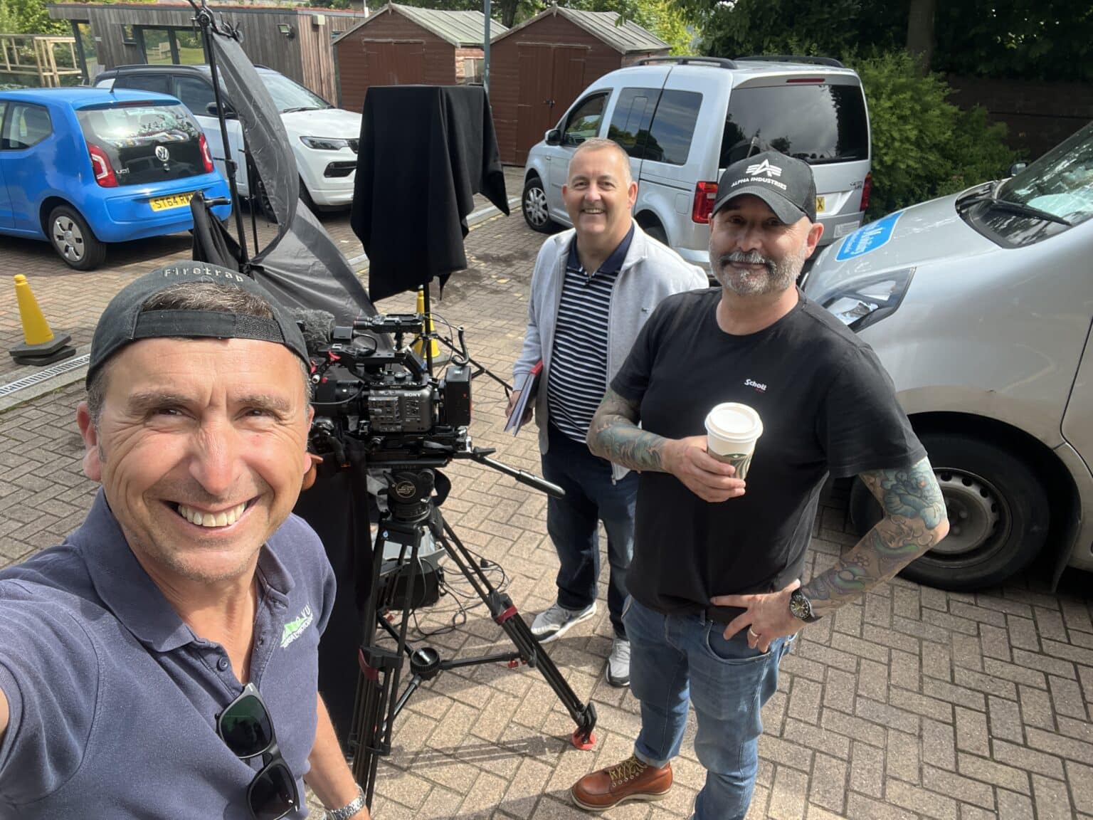 On set filming for Monarch Mobility