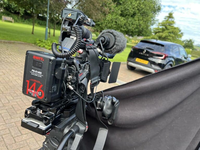 Behind the scenes filming for Monarch Mobility