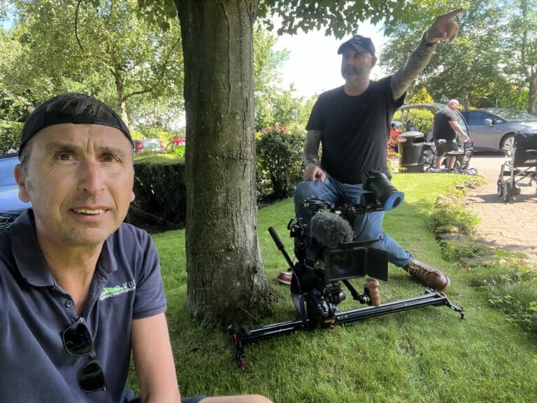Behind the scenes filming for Monarch Mobility