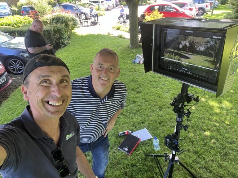 Behind the scenes filming for Monarch Mobility