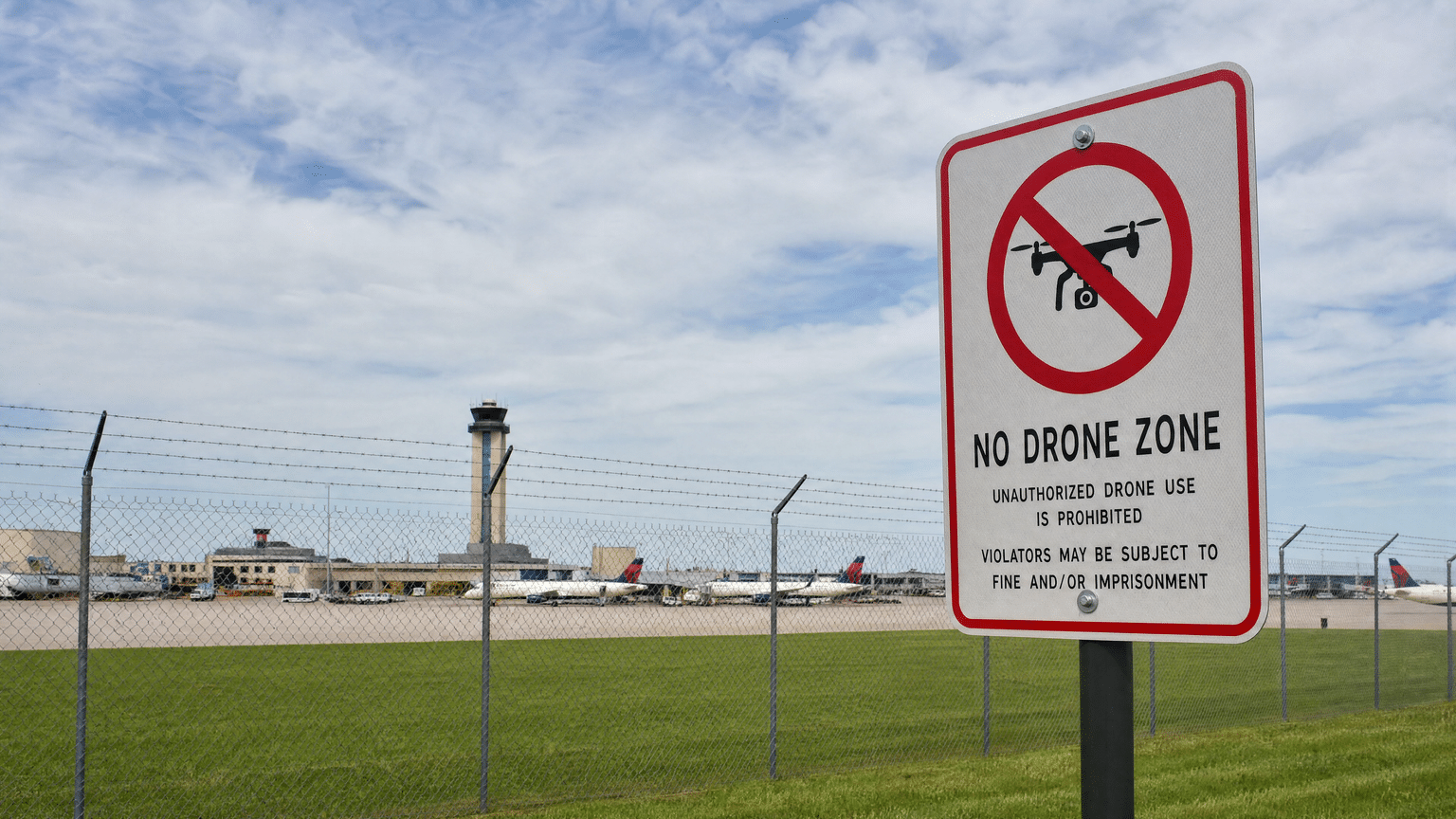 Drone filming near an airport inside a Flight Restriction Zone