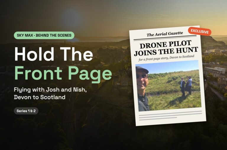 Hold The Front Page thumbnail: Edinburgh at daybreak with a newspaper graphic showing Phil Fearnley filming with Josh Widdicombe and Nish Kumar