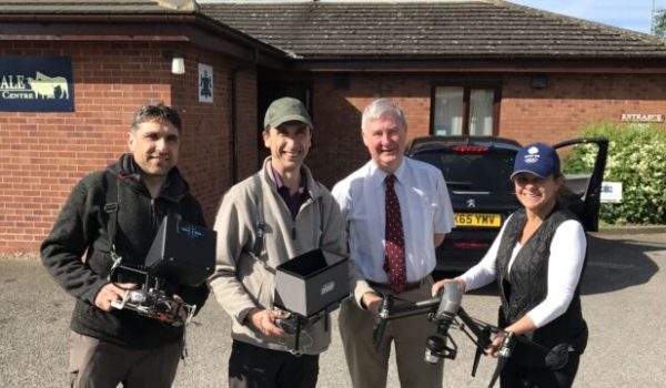 Filming on Channel 5 The Yorkshire Vet with our drone