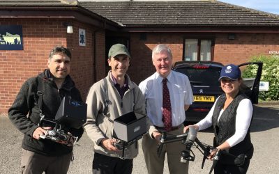 Filming on Channel 5 The Yorkshire Vet with our drone